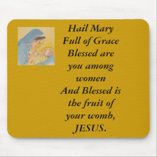 Hail Mary Mouse Pad
