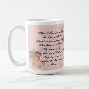 Hail Mary Prayer Coffee Mug