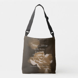 Hail Mary Prayer Crossbody Bag