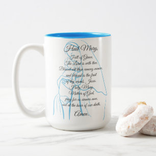 Hail Mary Prayer Mug