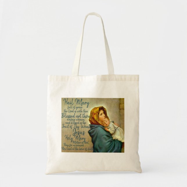 Hail Mary Prayer Tote (Front)