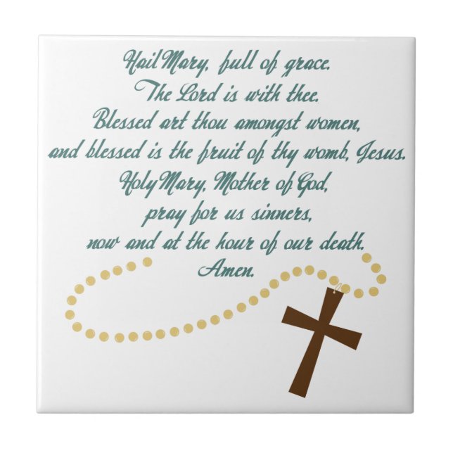 Hail Mary Tile (Front)