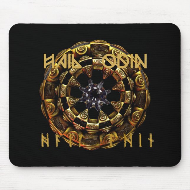 ☼HAIL ODIN ! ☼ MOUSE MAT (Front)