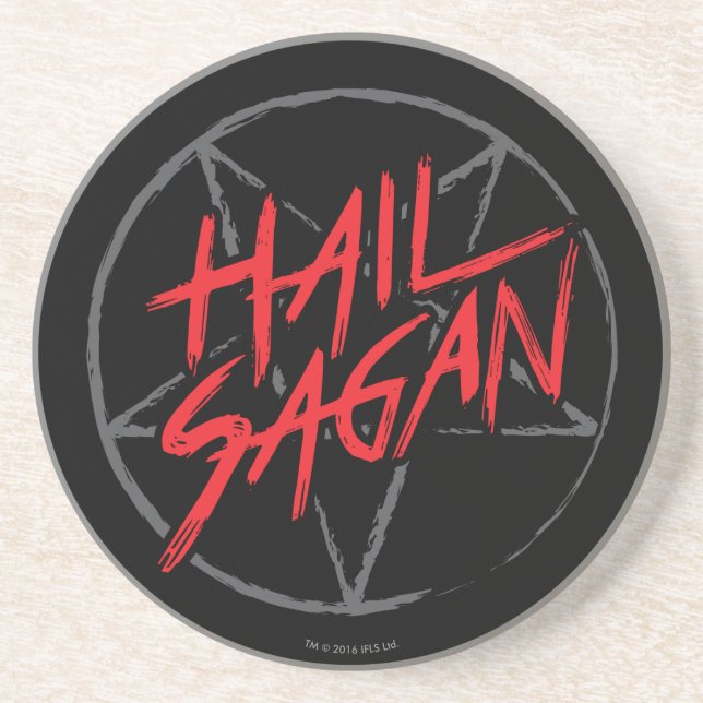 Hail Sagan Coaster (Front)
