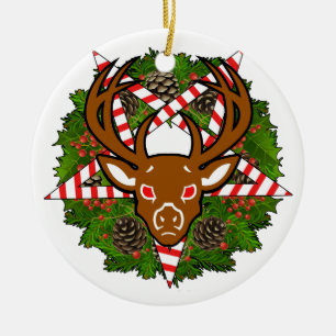 Hail Santa Ceramic Tree Decoration