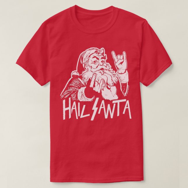 Hail Santa Essential TShirt  (Design Front)
