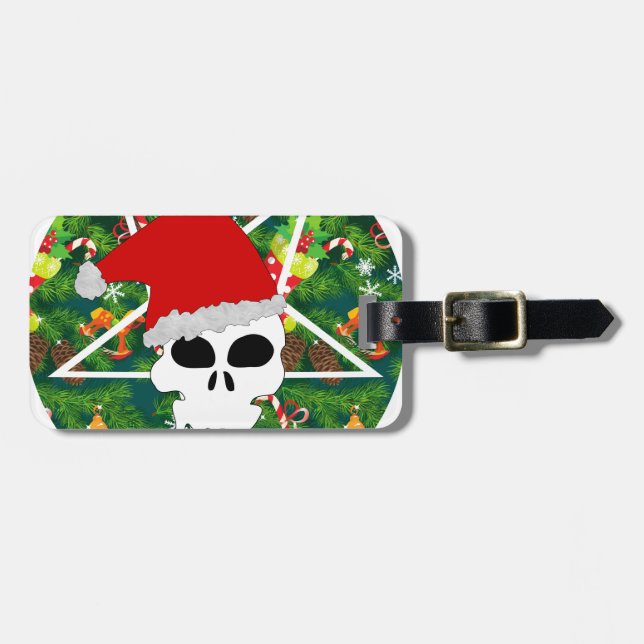hail santa luggage tag (Front Horizontal)
