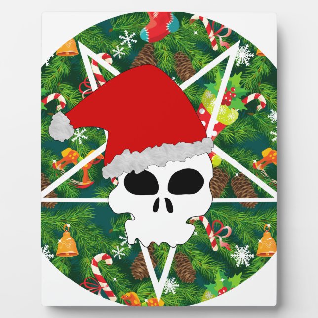 hail santa plaque (Front)