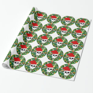 hail santa wrapping paper