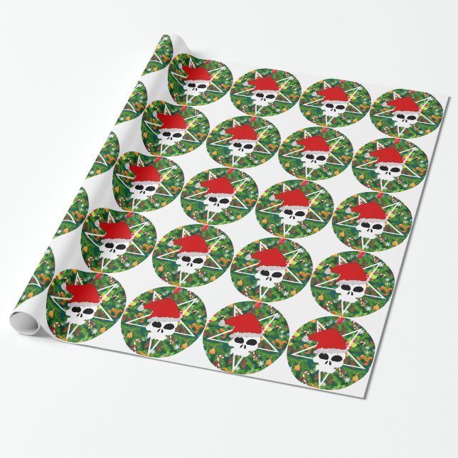 hail santa wrapping paper (Unrolled)