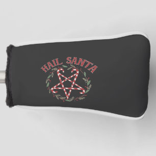 Hail Satan Christmas Krampus Xmas Devil Candy Golf Head Cover
