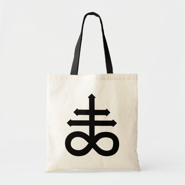 Hail Satan - Cross 666 Bag - Antichrist Tote bag (Front)