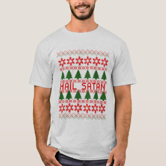 Hail Satan Ugly Christmas Sweater
