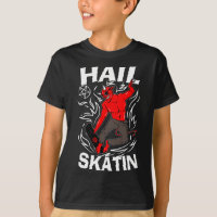 Hail Skatin Occult Satanic Pentagram 666 Satan Ska