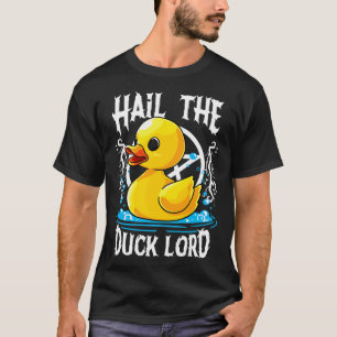 Hail the Duck Lord Pun Meme Men Women Funny Hallow T-Shirt