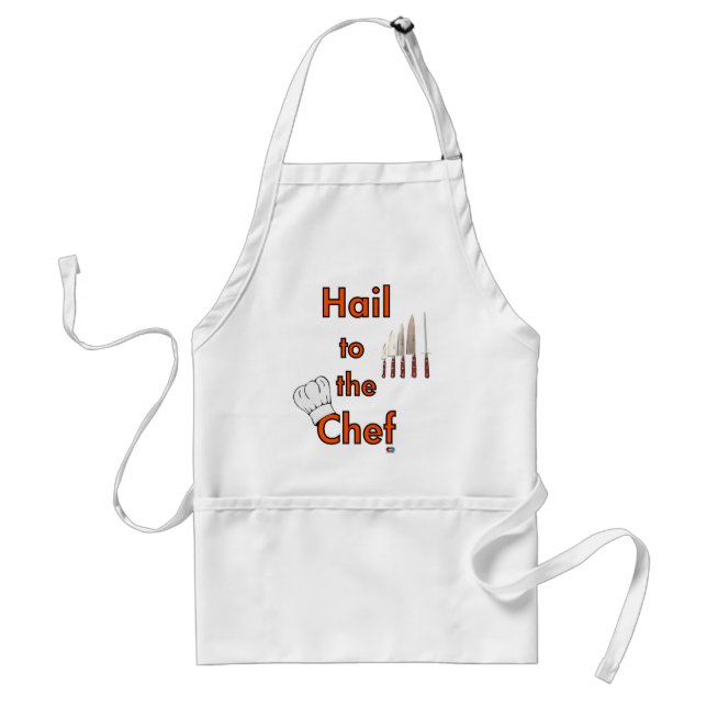 Hail To The Chef Standard Apron (Front)