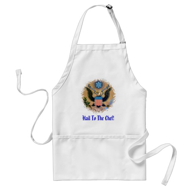 Hail To The CHEF! Standard Apron (Front)
