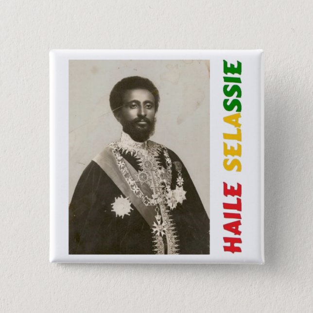 Haile Selassie Badge (Front)