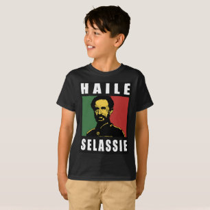 Haile Selassie Emperor - Reggae - Kids-Shirt T-Shirt