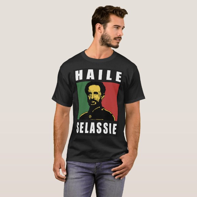 Haile Selassie Emperor - Reggae - Shirt (Front Full)