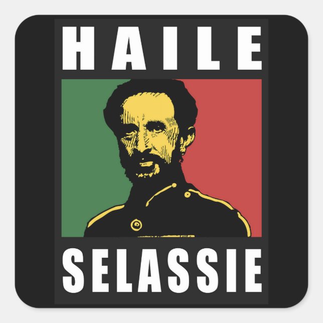 Haile Selassie Emperor - Reggae - Sticker (Front)
