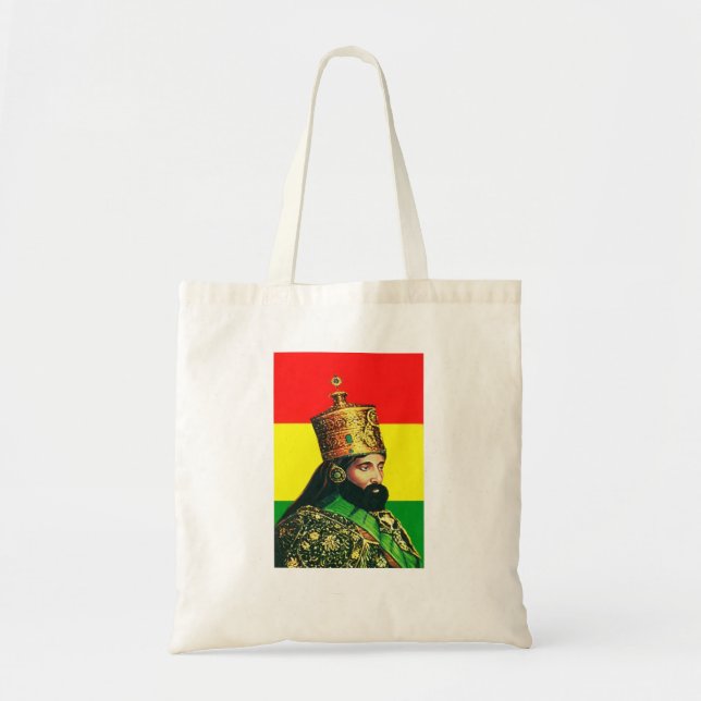 Haile Selassie Empire of Ethiopia Rastafari Bag (Front)
