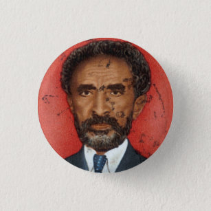 Haile Selassie Ethiopia Jah Rastafari Reggae Roots 3 Cm Round Badge
