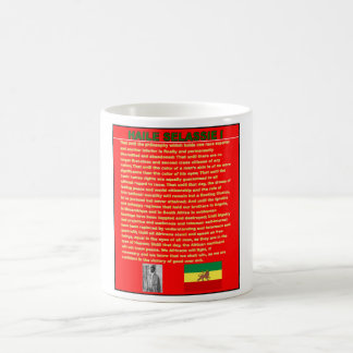 Haile Selassie Famous War Speech to UN 1963 Coffee Mug