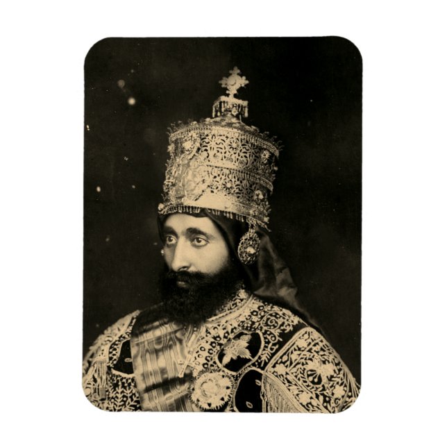 Haile Selassie - HIM - Rastafari - Jah Magnet (Vertical)