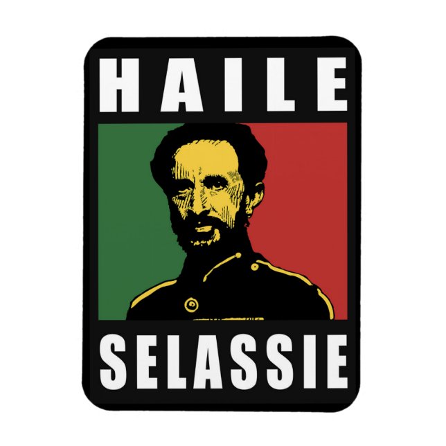 Haile Selassie - HIM - Rastafari - Jah Magnet (Vertical)