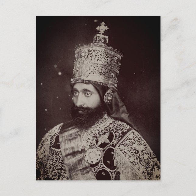 Haile Selassie - HIM - Rastafari - Postcard (Front)
