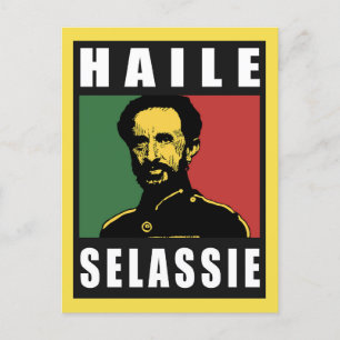 Haile Selassie - HIM - Rastafari - Postcard
