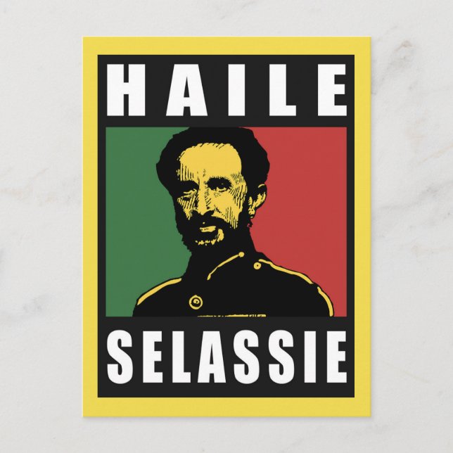 Haile Selassie - HIM - Rastafari - Postcard (Front)