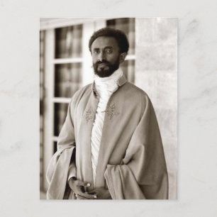 Haile Selassie - HIM - Rastafari - Postcard