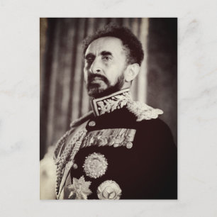 Haile Selassie - HIM - Rastafari - Postcard