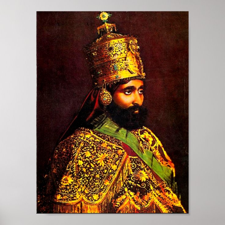 Haile Selassie I Coronation Poster | Zazzle