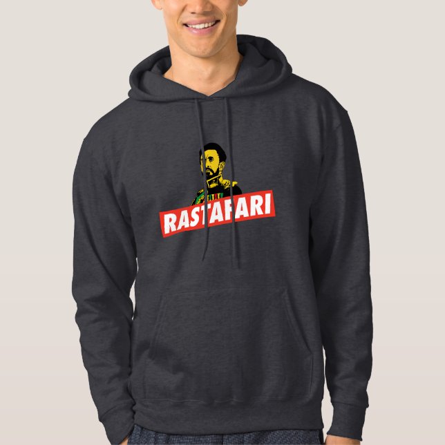 Haile Selassie I - HIM - Emperor - Reggae - Hoodie (Front)