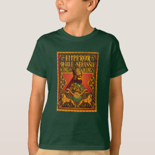 Haile Selassie I HIM Jah Rastafari Rasta Jah Bless T-Shirt