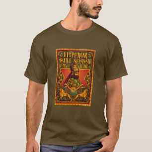 Haile Selassie I HIM Jah Rastafari Rasta Jah Bless T-Shirt