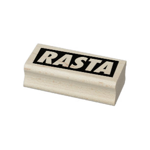Haile Selassie I Jah Rastafari Wood Art Stamp