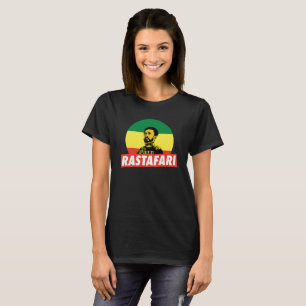 Haile Selassie Jah Rastafari Emperor Rasta Shirt