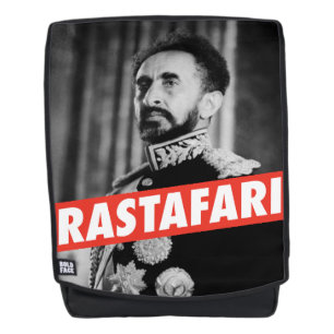 Haile Selassie - Jah Rastafari - Emperor Rucksack Backpack