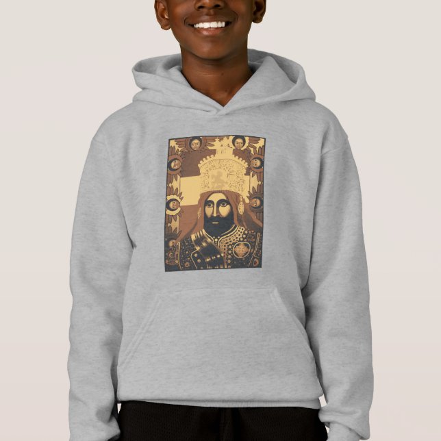 Haile Selassie Jah Rastafari Modern Art Rasta (Front)