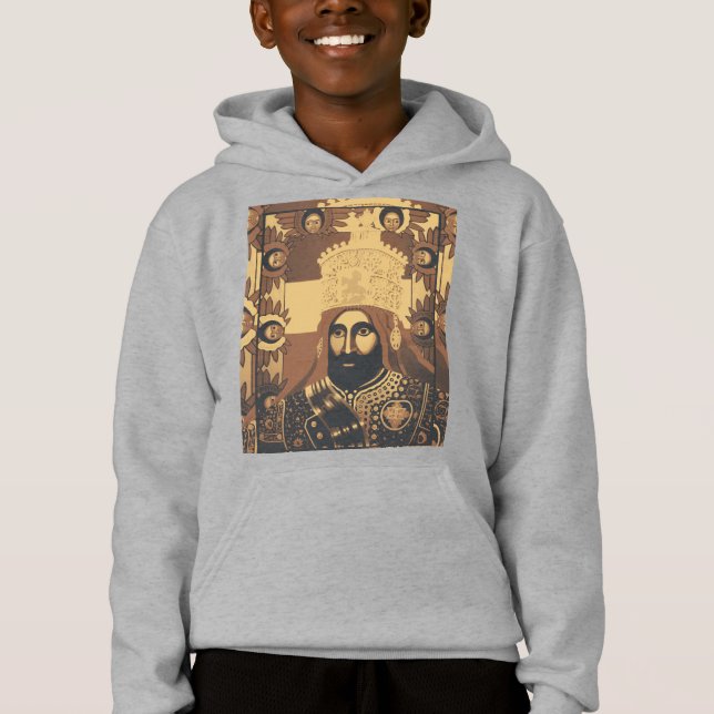 Haile Selassie Jah Rastafari Modern Art Rasta (Front)