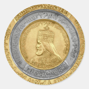 Haile Selassie Jah Rastafari Reggae Rasta Roots  Classic Round Sticker