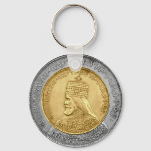 Haile Selassie Jah Rastafari Reggae Rasta Roots  Key Ring
