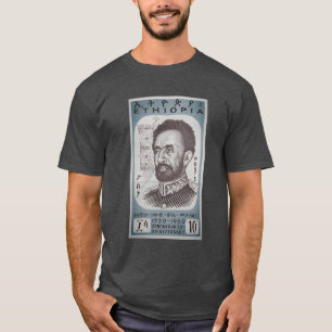 Haile Selassie Jah Rastafari Reggae Rasta Roots  T-Shirt