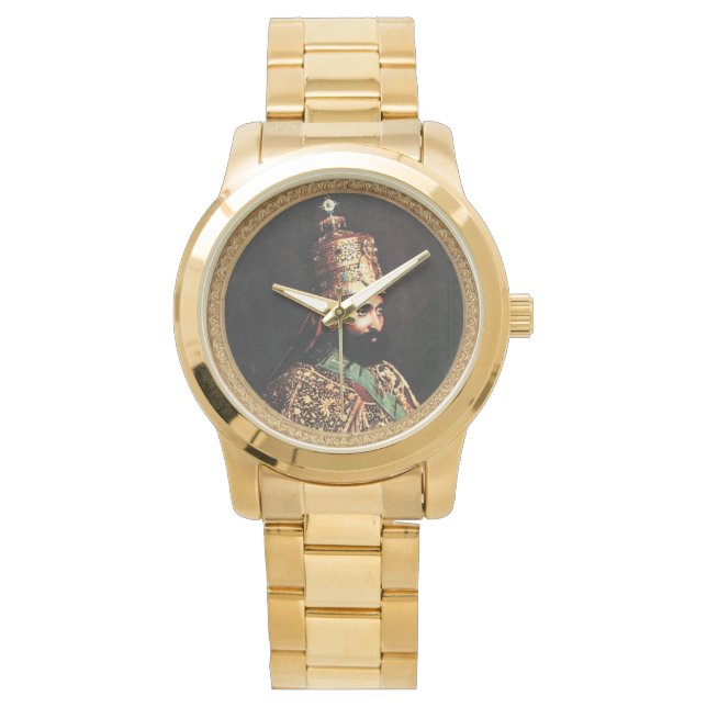 Haile Selassie - Jah Rastafari Roots Watch (Front)