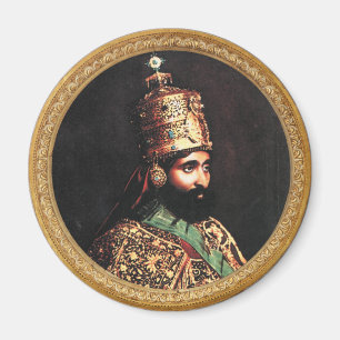 Haile Selassie Jah Rastafari Royal Reggae Roots Magnet
