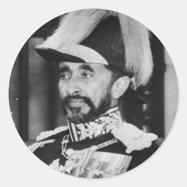 Haile Selassie - Messiah - Jah Rastafari Sticker (Front)